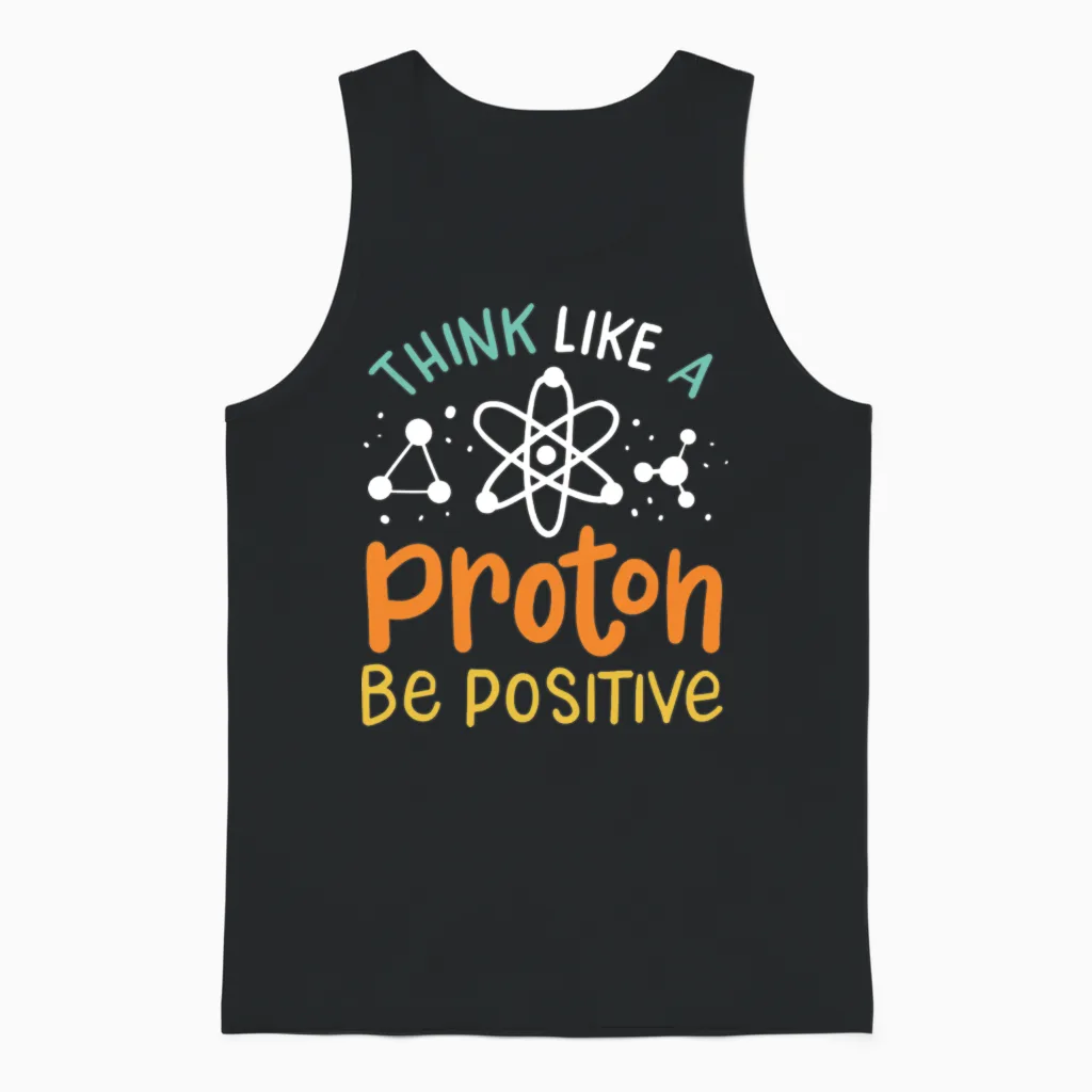 Science Physics Chemistry Unisex Tank Top in Black
