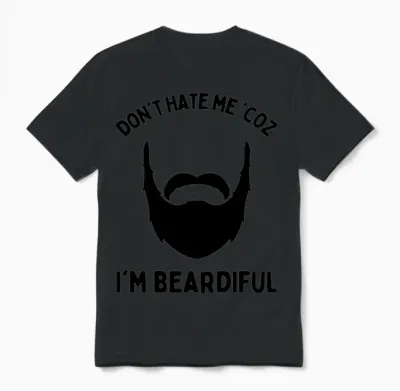 Beard Man Unisex T-Shirt - Black