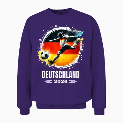 2026 Deutschlandbekleidung 2026 Deutschland 2026 Deutschland Unisex Sweatshirt - Purple