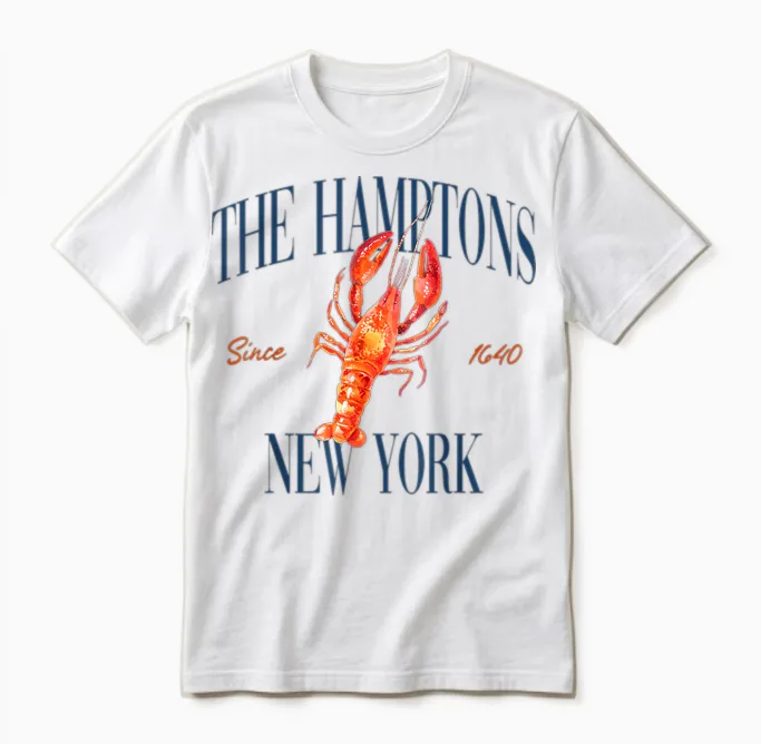 The Hamptons New York East. 1640 โ Old Money, Aesthetic Unisex T-Shirt in White