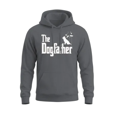 Dog Father Dog Friend Cute Unisex Hoodie - Charcoal