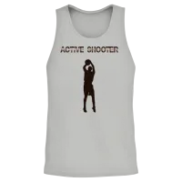 Active Shooter Basketball Unisex Tank Top - Ash – 2