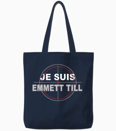 I Am Emmett Till Tote Bags - Navy