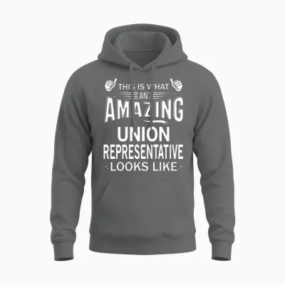 Amazing Union Representative Unisex Hoodie - Graphite Heather