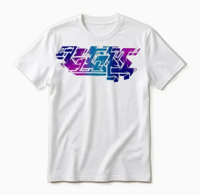 Graffiti Piece - Dark Unisex T-Shirt - White