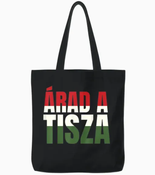 Arad a Tisza Part Magyar Ungarisch Tote Bags - Black
