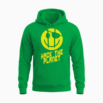 Hack the Planet Unisex Hoodie - Irish Green
