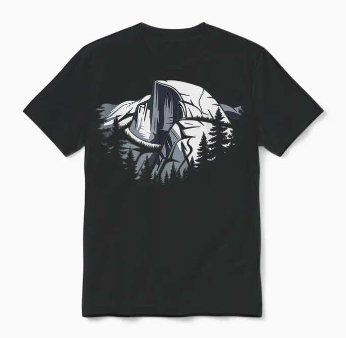 Altitude Du Half Dome Randonneur De Sommet Unisex T-Shirt in Black