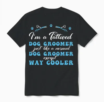 Dog Groomer Dog Grooming Unisex T-Shirt - Black