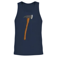 Axe Unisex Tank Top - Navy – 2