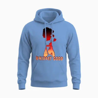 Dog Whippet Good Dog Unisex Hoodie - Carolina Blue