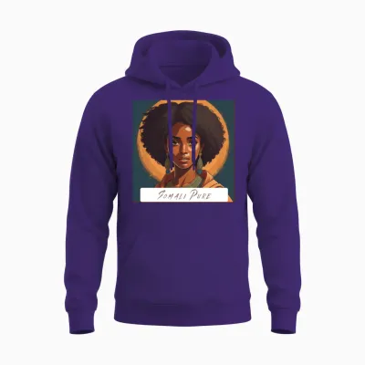 Somali Pure T Shirt - Somali Hoodies Unisex Hoodie - Purple