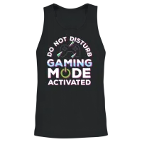 Do Not Disrurb by 88street Unisex Tank Top - Black – 2