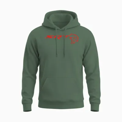 Dodge Srt Hellcat T-Shirt, Black, S Unisex Hoodie - Military Green