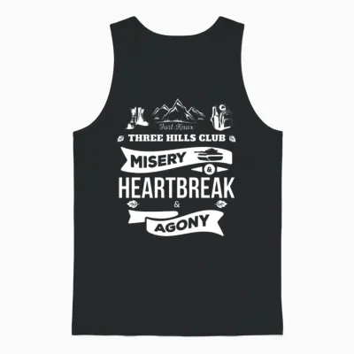 Fort Knox Three Hills Club Unisex Tank Top - Black