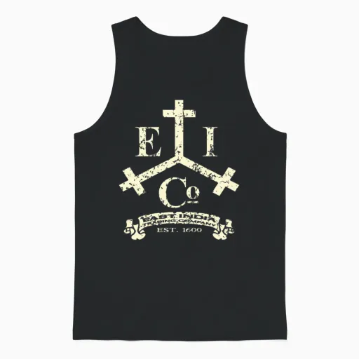 Pirates of the Caribbean East India Trading Compan Unisex Tank Top in Black