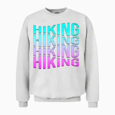 Hiking Unisex Sweatshirt - White