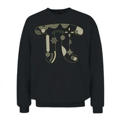 Happy Pi Day Design Ideas Unisex Sweatshirt - Black