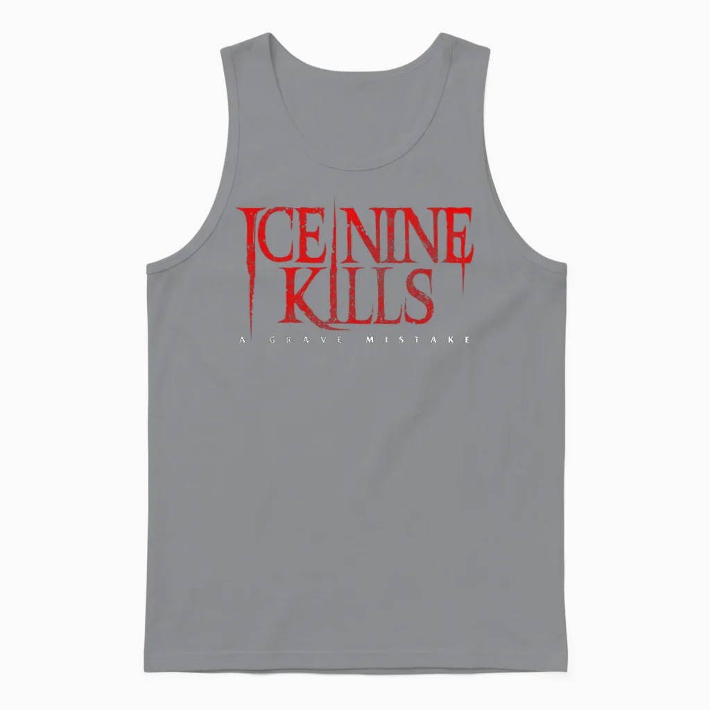 Ice Nine Kills β Crow Logo T-Shirt, Black, S Unisex Tank Top in Sport Grey