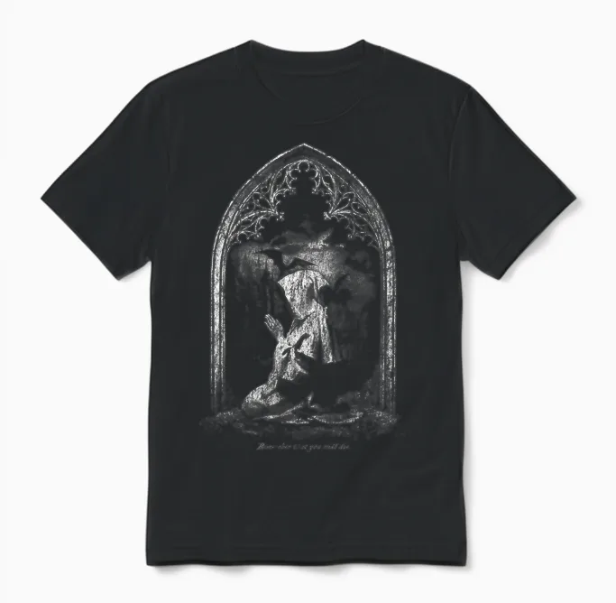 Prayer Polyphy Bible & Scripture Unisex T-Shirt in Black