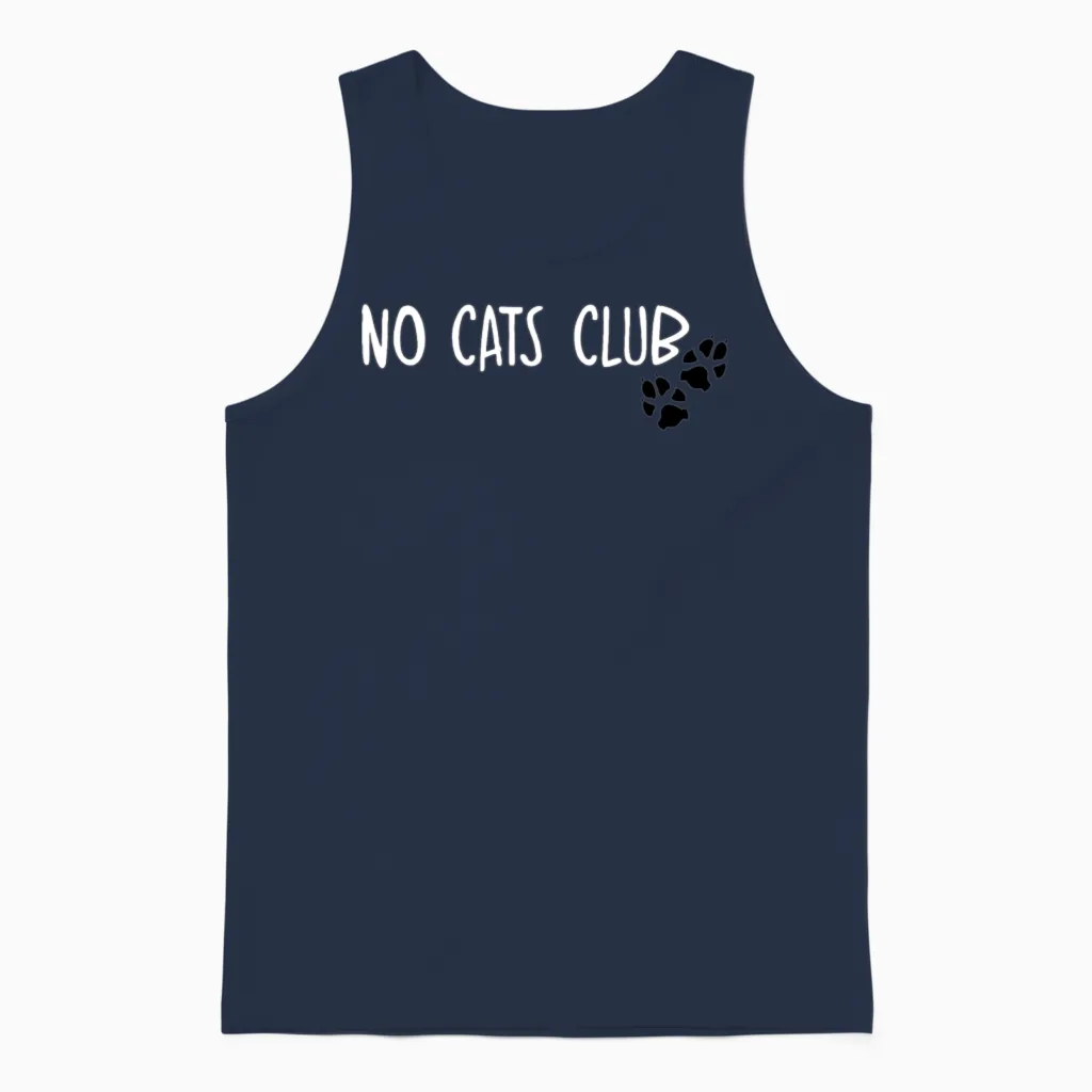 White Shepherd Dogs Dachshund Dog Unisex Tank Top in Navy