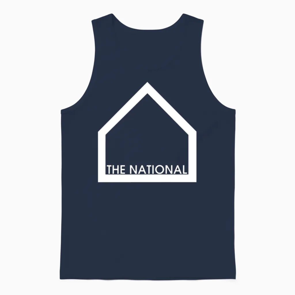 The National Band Music Lovers Gift Unisex Tank Top in Navy