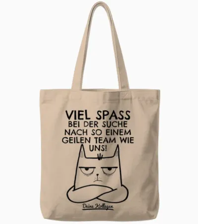 Job Change Colleague Farewell Colleague New Job Man Funny T-Shirt, White Tote Bags - Natural