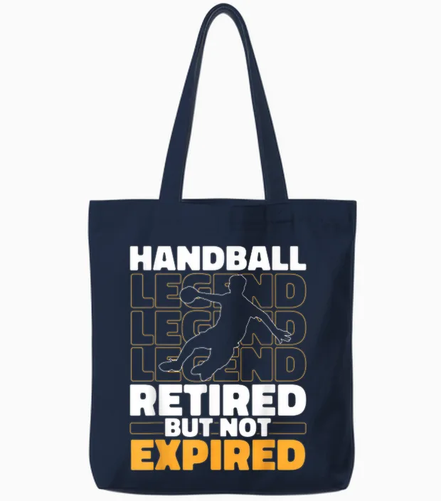 Handball Im Ruhestand Spieler Sport Verein - Handballer Tote Bags in Navy