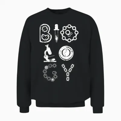 Funny Biology Shirt Biology Unisex Sweatshirt - Black