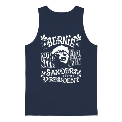 Bernie Sanders Unisex Tank Top - Navy