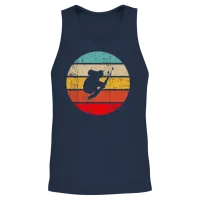 Koala Retro Unisex Tank Top - Navy – 2