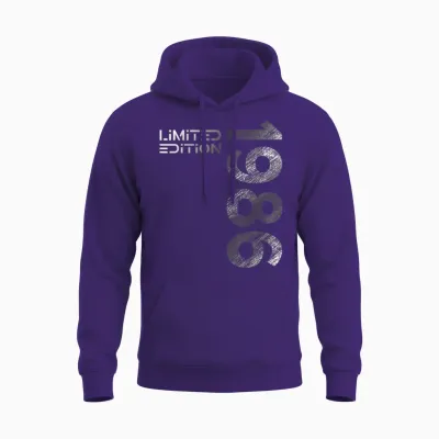 40. Geburtstag Limited Edition Jahrgang 1986 Mann Frau Unisex Hoodie - Purple