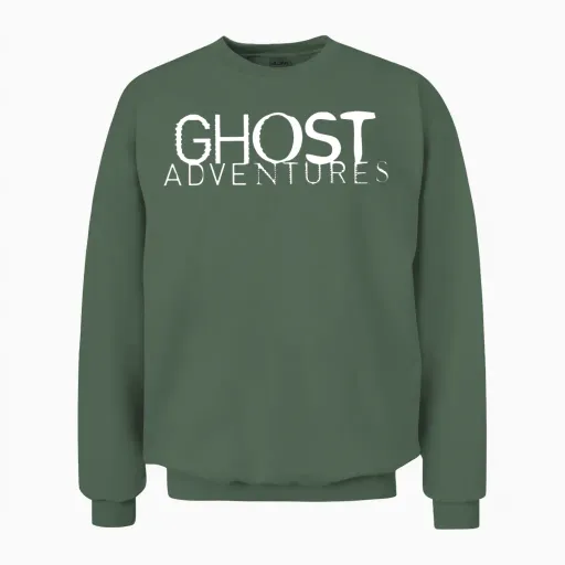 Ghost Adventures Travel Unisex Sweatshirt in Military Green