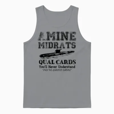 Submarine Shirt - Navy Submarine Unisex Tank Top - Sport Grey