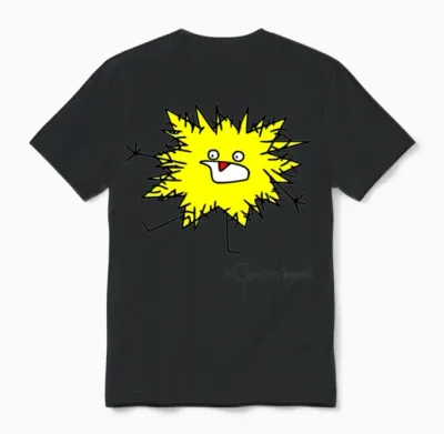 Woolly Beastie Freaks Out © Chyropterum Innoxius Unisex T-Shirt - Black