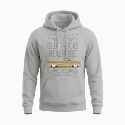 Old Trucks Durango Tan Unisex Hoodie - Ash
