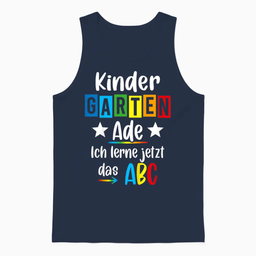 Kita Abgänger 2026 Kita Geschafft 2026 Kita Ade 2026 Unisex Tank Top in Navy