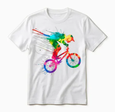 Bmx Bike Stunt Rider Boys Children Cool Bmx Stunt Unisex T-Shirt - White