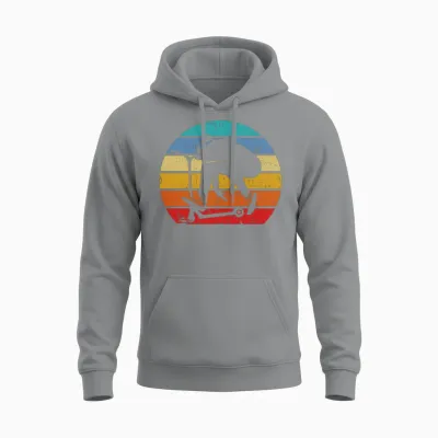 Stunt Scooter Unisex Hoodie - Sport Grey