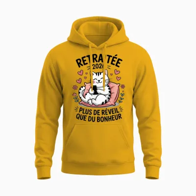 Retirement Retired Woman 2026 Humor Unisex Hoodie - Gold