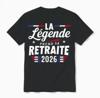 The Legend Retires 2026 Retired 2026 Unisex T-Shirt - Black