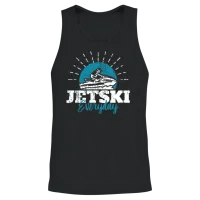 Jetski Gift Unisex Tank Top - Black – 2