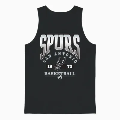 Spurs Nba San Antonio T-Shirt Home Advantage Unisex Tank Top - Black