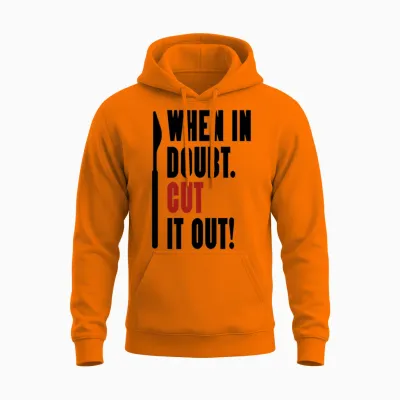 Surgeon Gifts Unisex Hoodie - Safety Orange
