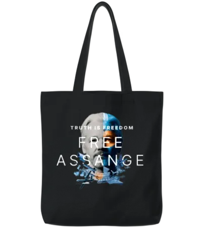 Truth Is Freedom Tote Bags - Black