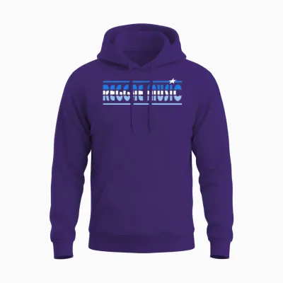 Reggae Music Retro Unisex Hoodie - Purple