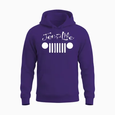 Jeep Life New Unisex Hoodie - Purple