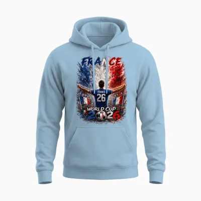 Fußball - Wm World Cup 2026 Frankreich Unisex Hoodie - Light Blue