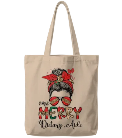 Dietary Aide Christmas Dietary Aide Xmas Gifts Tote Bags - Natural