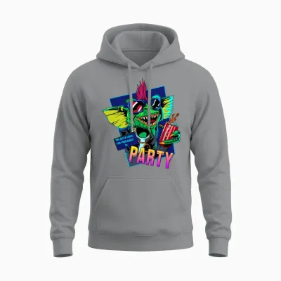 Retro Horror Movie Monster Killer Psycho Cool Gift Unisex Hoodie - Sport Grey
